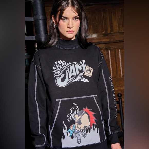 Bonkers Tops - BONKERS TOKIDOKI HIGHNECK SWEATSHIRT